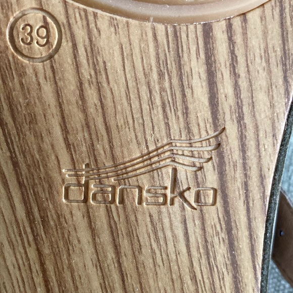 Dansko Women's Beige Buckle Mules - Picture 9 of 11